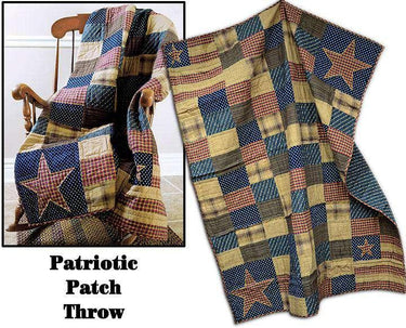 Patriotic Patch Throw - The Fox Decor